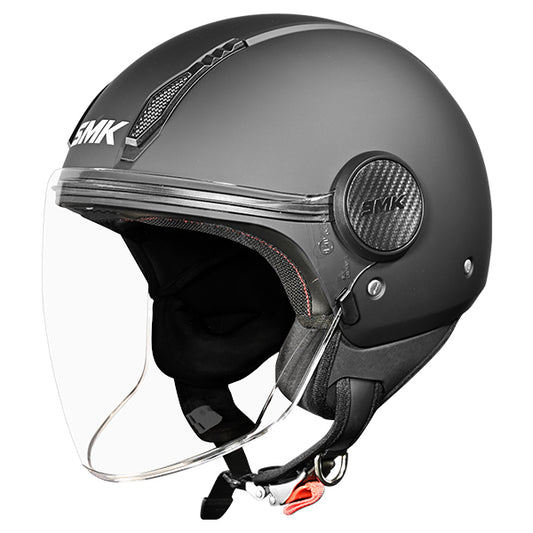 SMK Laminar Unicolour Helmet MA200 - Matt Black