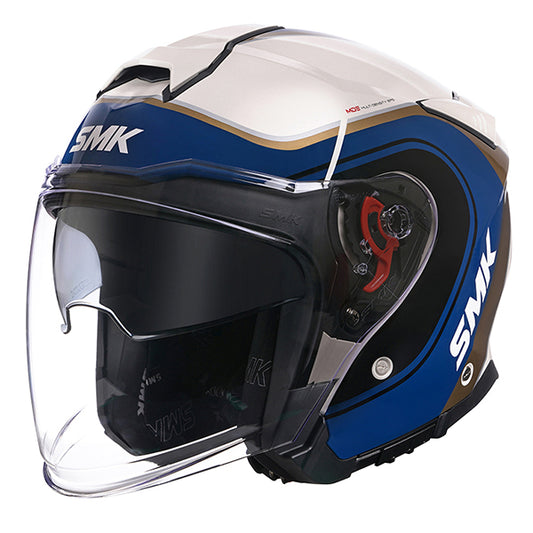 SMK GTJ Libero Helmet GL157 - Blue / White