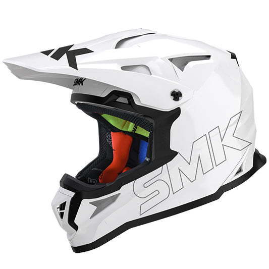 SMK Allterra Unicolour Helmet GL120 - White