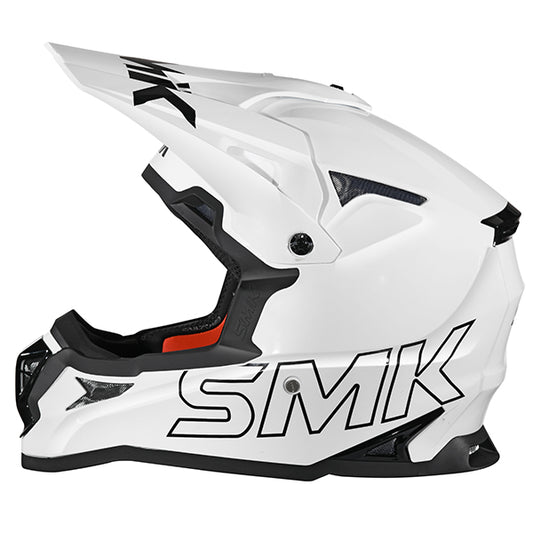 SMK Allterra Unicolour Helmet GL120 - White