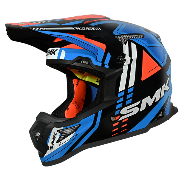 SMK Allterra X-Sprint Helmet GL257 - Blue / Orange