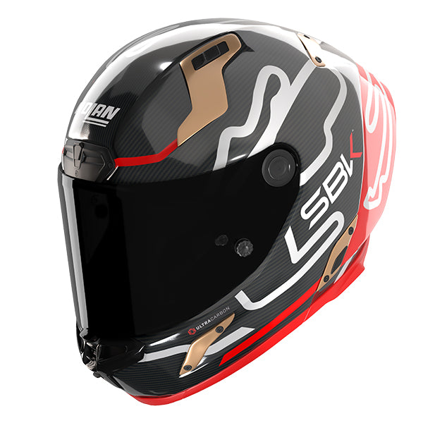 Nolan X-804 RS SBK 360 Helmet - Carbon / Red
