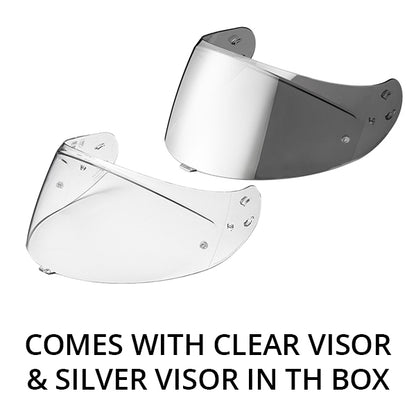 Nolan N60-6 Sport Argento 333 Helmet - Black / Silver