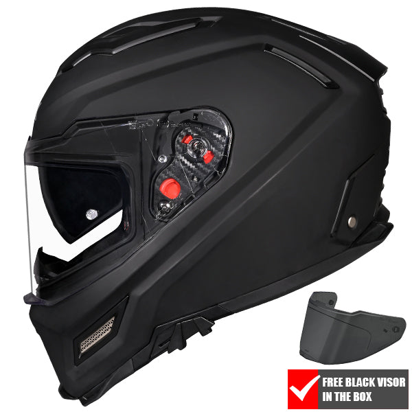 SMK Agnar Unicolour Helmet MA200 - Matt Black