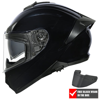 SMK Typhoon Unicolour Helmet GL200 - Black
