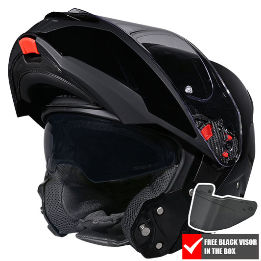 SMK Gullwing Unicolour Helmet GL200 - Black