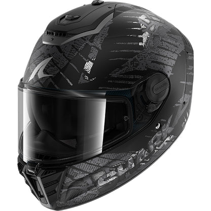 Shark Spartan RS Reptaia Helmet MAT KAA - Matt Black / Antracite