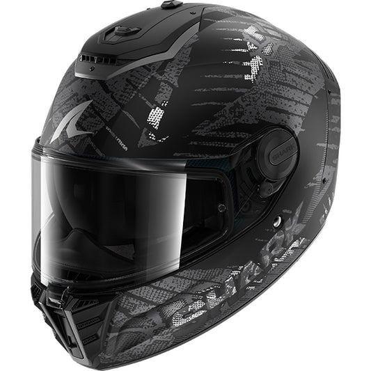 Shark Spartan RS Reptaia Helmet MAT KAA - Matt Black / Antracite