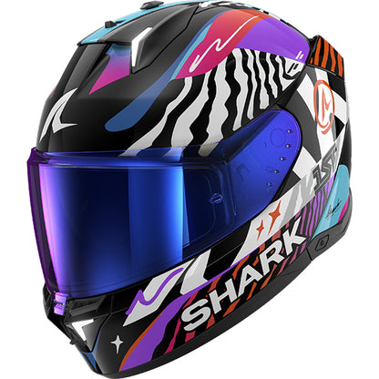 Shark Skwal I3 Speed Fancy Helmet KWO - Black / White / Orange