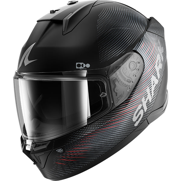 Shark D-Skwal 3 SP Lyne Helmet KAR - Black / Red
