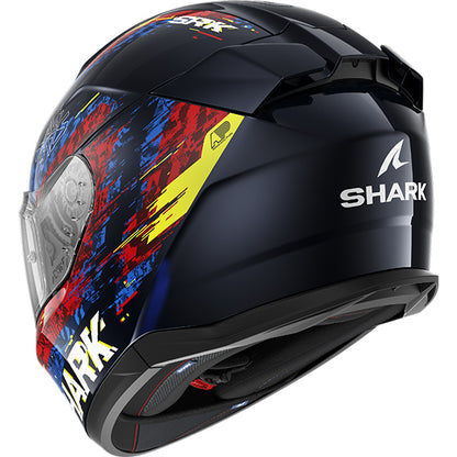 Shark D-Skwal 3 Speed-Vib Helmet BRB - Black / Red / Blue