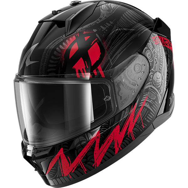 Shark D-Skwal 3 Shiever Helmet KAR - Black / Red