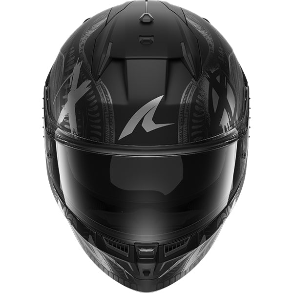 Shark D-Skwal 3 Shiever Helmet Mat KAS - Matt Black / Silver