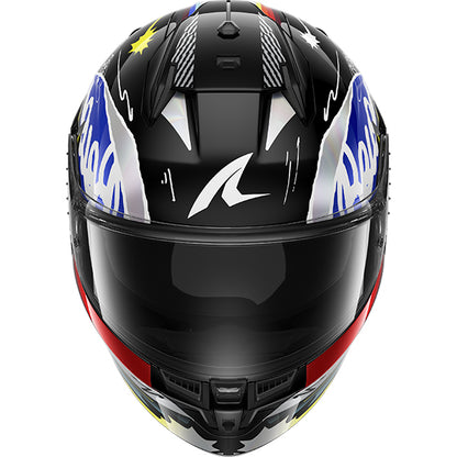 Shark D-Skwal 3 Streetrush Helmet KBU - Black / Blue / White