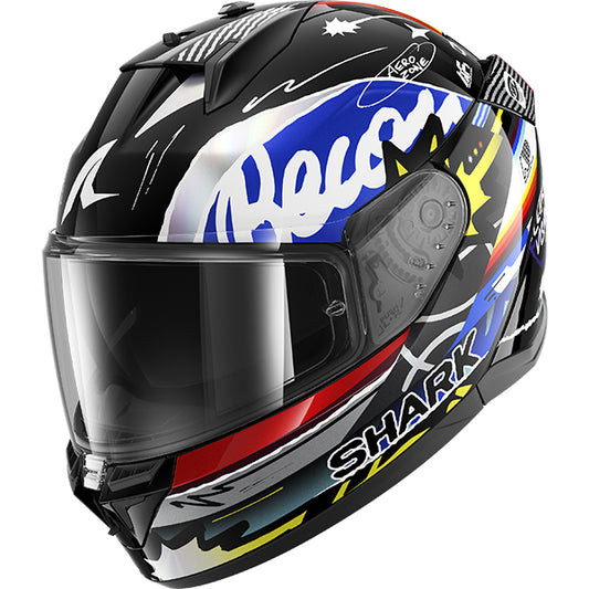 Shark D-Skwal 3 Streetrush Helmet KBU - Black / Blue / White
