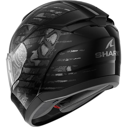 Shark Ridill 2 Reptaia Helmet - Black / Silver KAS