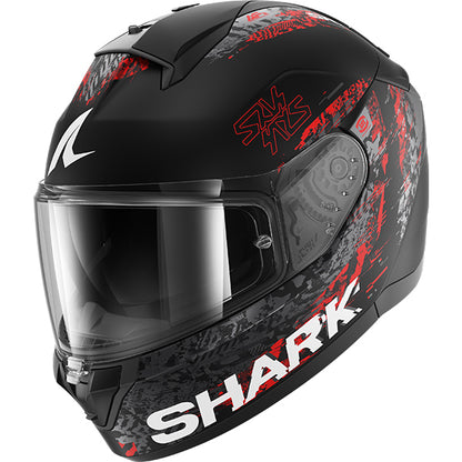 Shark Ridill 2 Speed-Vib Helmet - Black / Red KAR