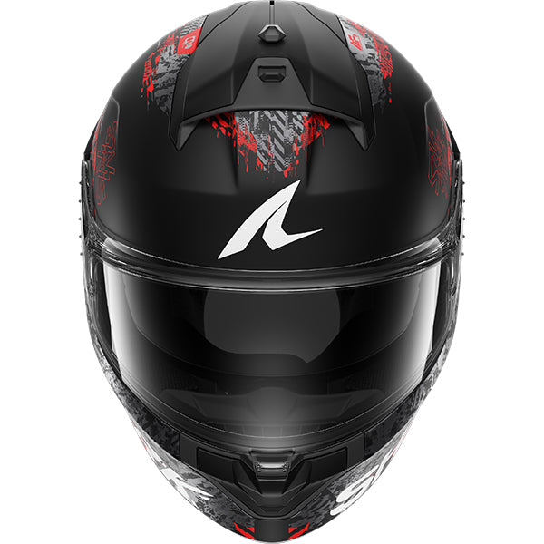 Shark Ridill 2 Speed-Vib Helmet - Black / Red KAR