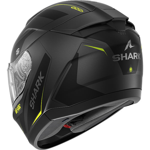 Shark Ridill 2 Mekarium Helmet - Matt Anthracite / Yellow AAY