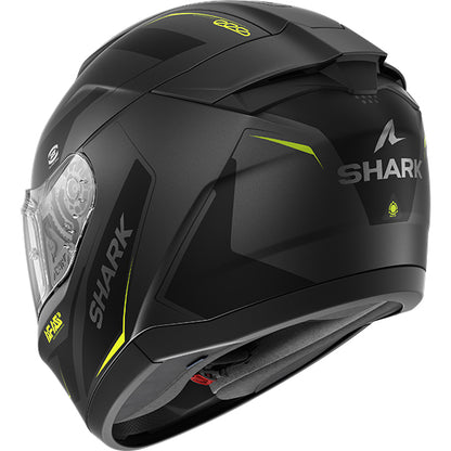 Shark Ridill 2 Mekarium Helmet - Matt Anthracite / Yellow AAY