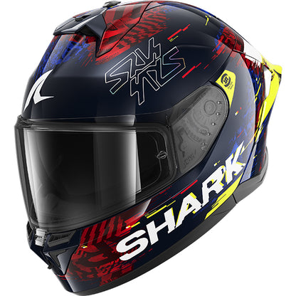 Shark Skwal Cup Speed-Vib Helmet BRY - Blue / Red / Yellow