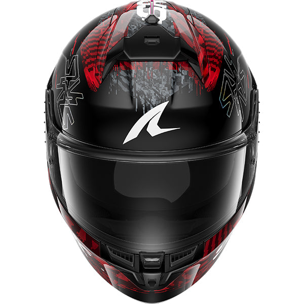 Shark Skwal Cup Speed-Vib Helmet KRS - Black / Red / Silver