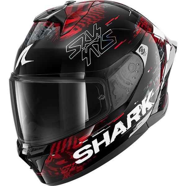 Shark Skwal Cup Speed-Vib Helmet KRS - Black / Red / Silver