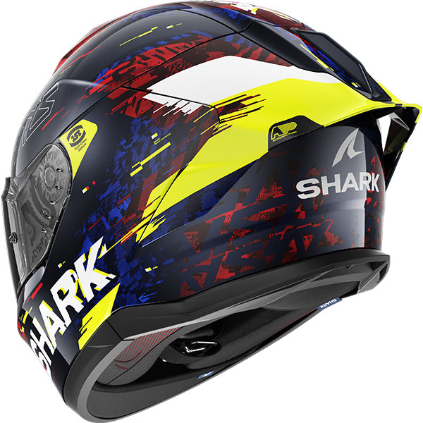 Shark Skwal Cup Speed-Vib Helmet BRY - Blue / Red / Yellow
