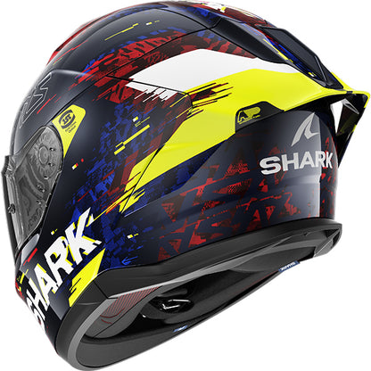Shark Skwal Cup Speed-Vib Helmet BRY - Blue / Red / Yellow