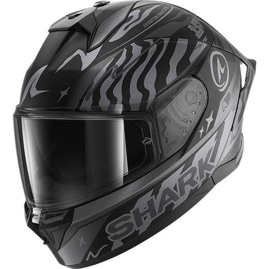 Shark Skwal Cup Speed-Fancy Helmet Mat KAS - Matt Black / Silver