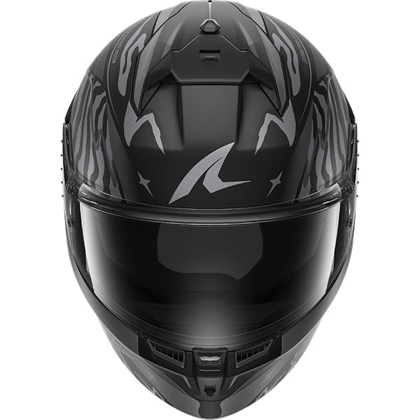 Shark Skwal Cup Speed-Fancy Helmet Mat KAS - Matt Black / Silver