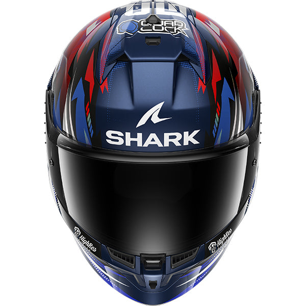Shark Skwal Cup Zarco GP France Helmet BUR - Blue / Chrome / Red