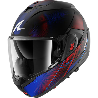 Shark OXO Speed-Tech Helmet Mat KBR - Matt Black / Blue / Red