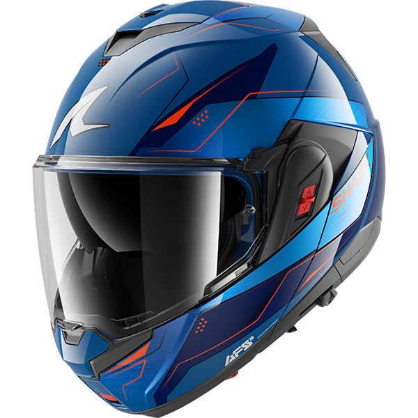 Shark OXO Mekarium Helmet BUO - Blue / Chrome / Orange
