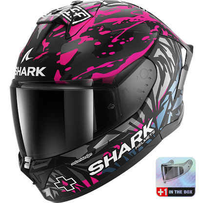 Shark Skwal Cup Redding Helmet Mat KVB - Black / Violet / Blue