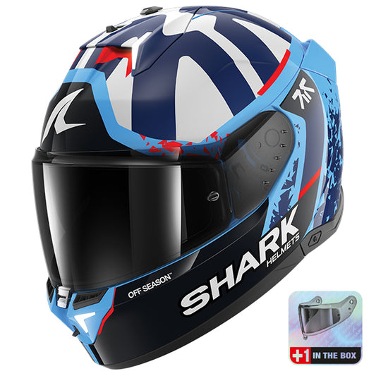 Shark Skwal I3 Fernandez Helmet BBW - Blue / White