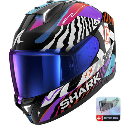 Shark Skwal I3 Speed Fancy Helmet KWO - Black / White / Orange
