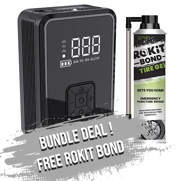 Rokit Up Tyre Inflator 5200 MaH - Bundle Deal - Free Rokit Bond!