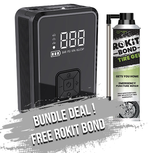 Rokit Up Tyre Inflator 5200 MaH - Bundle Deal - Free Rokit Bond!