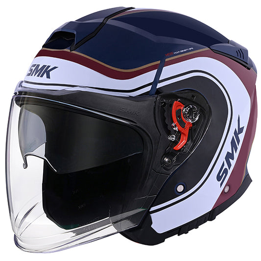 SMK GTJ Libero Helmet GL513 - Blue / Red / White