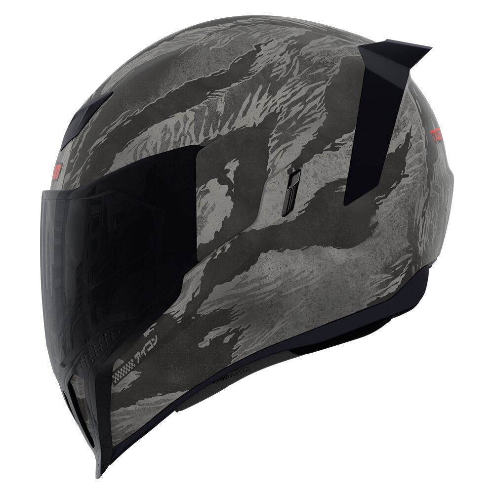 Icon Airflite MIPS Tigers Blood Helmet - Grey / Black