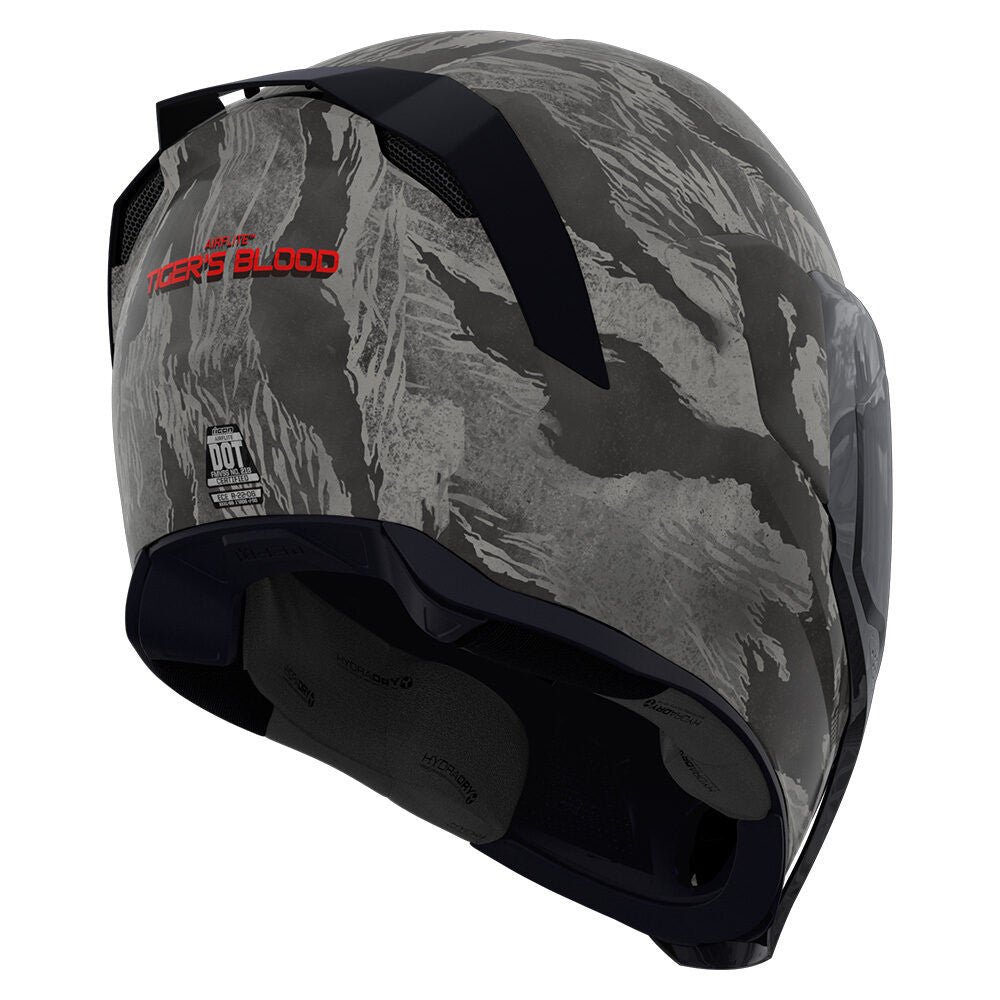 Icon Airflite MIPS Tigers Blood Helmet - Grey / Black