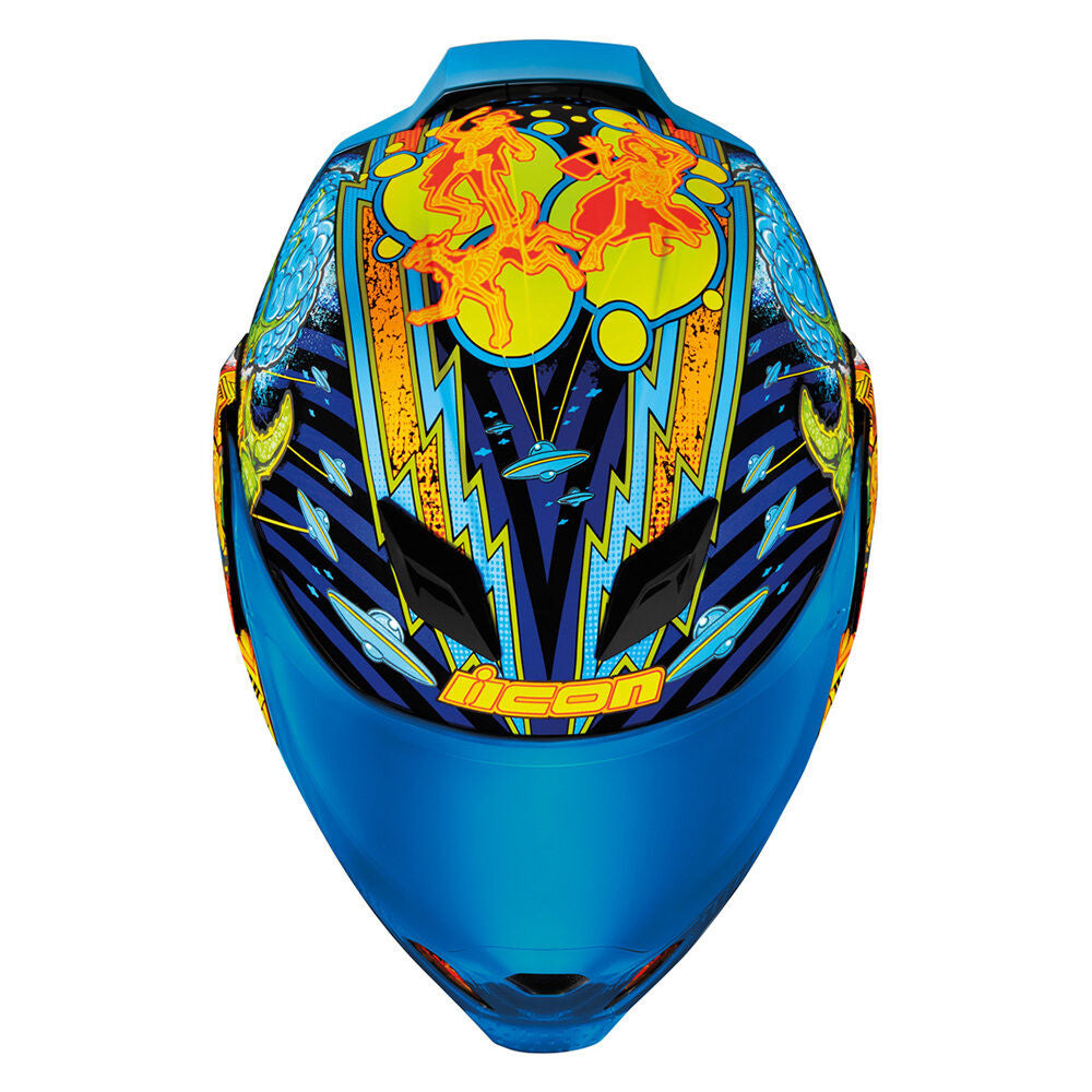 Icon Airflite Bugoid Blitz Helmet - Blue