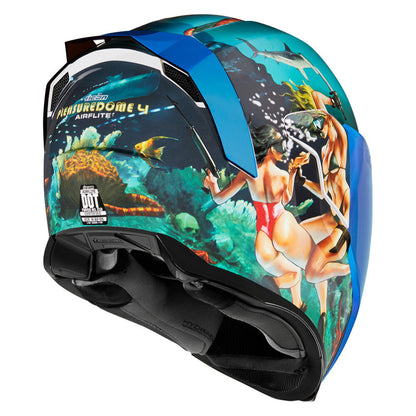 Icon Airflite Pleasuredome 4 Helmet - Blue