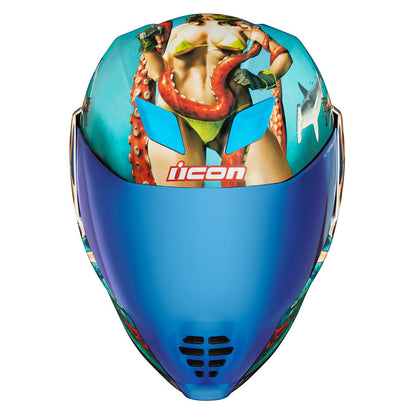 Icon Airflite Pleasuredome 4 Helmet - Blue