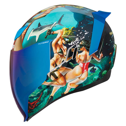 Icon Airflite Pleasuredome 4 Helmet - Blue