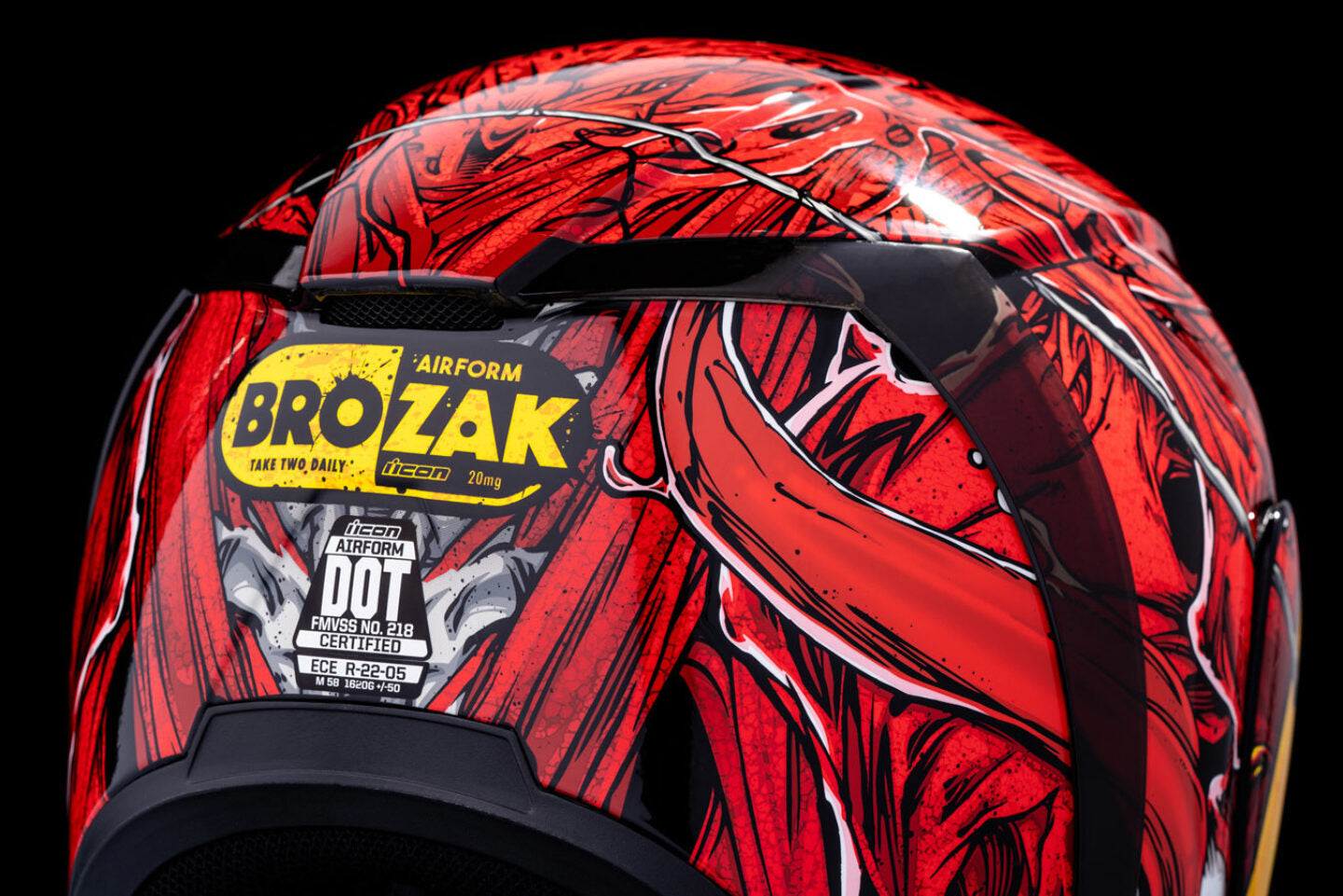 Icon Airform MIPS Brozak Helmet - Red