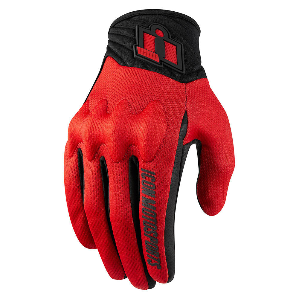 Icon Anthem 2 Gloves - Red