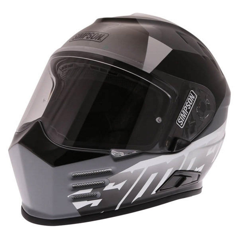 Simpson Venom Army Helmet - White - Ex Display