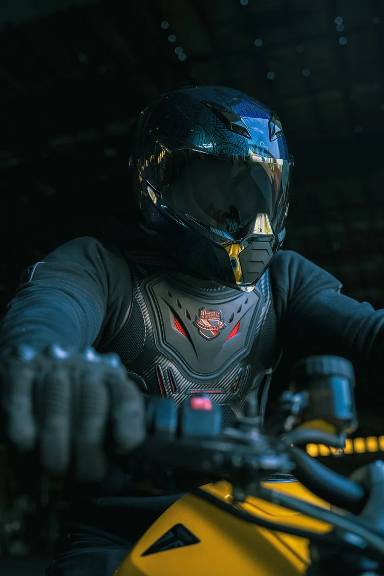 Icon Ultraflite Opal Mandala Helmet - Blue